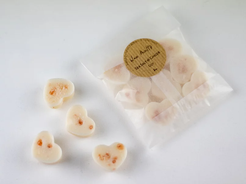 Sea Salt & Ginger Lily hand poured luxury wax melts