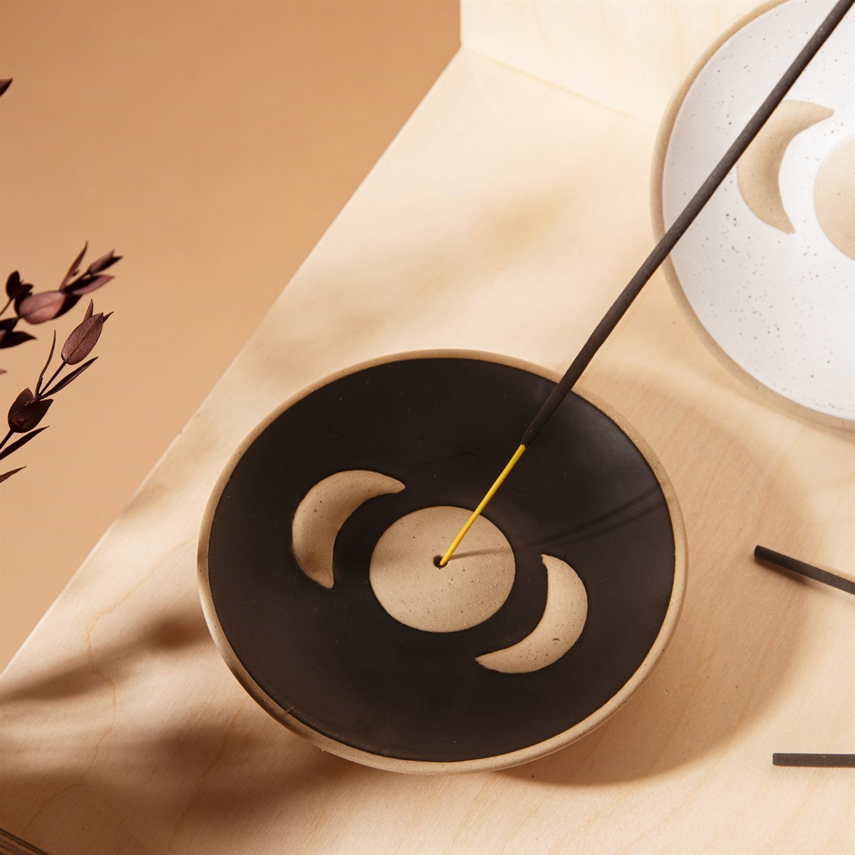 Moon Phases Incense Holder